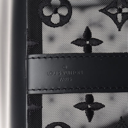 Louis Vuitton Monogram See Through Keepall Bandouliere 50 Black 8 of 11