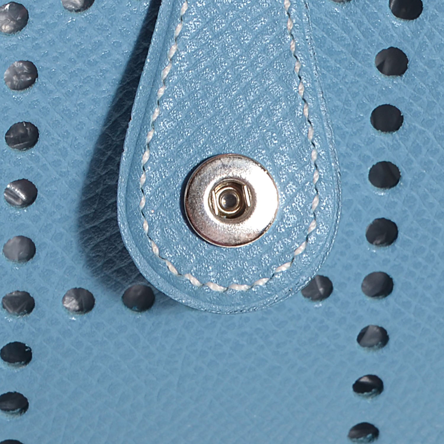 Hermes Veau Epsom Evelyne TPM Blue Jean 11 of 12