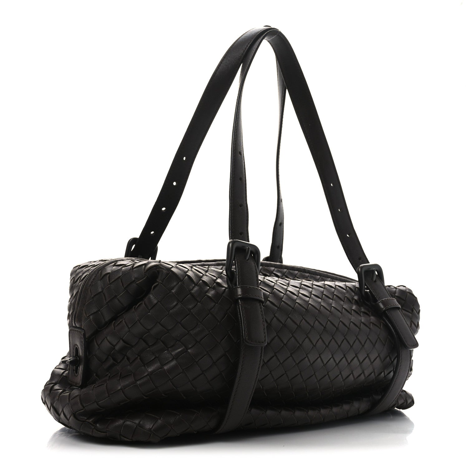 Bottega Veneta Nappa Intrecciato Montaigne Bag Ebano 3 of 12
