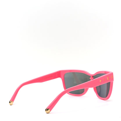 Louis Vuitton Acetate Nylon LV Shadow Square Sunglasses Z1844U Hot Pink 4 of 6