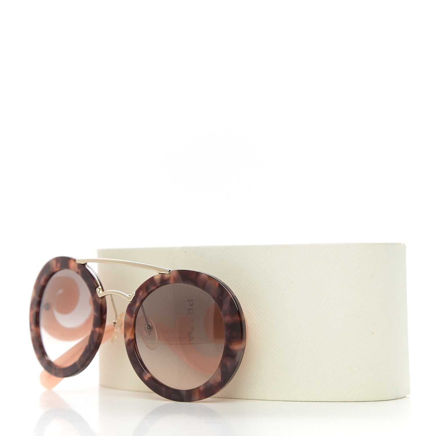 Prada Baroque Sunglasses SPR 13S Tortoise Pink 8 of 8