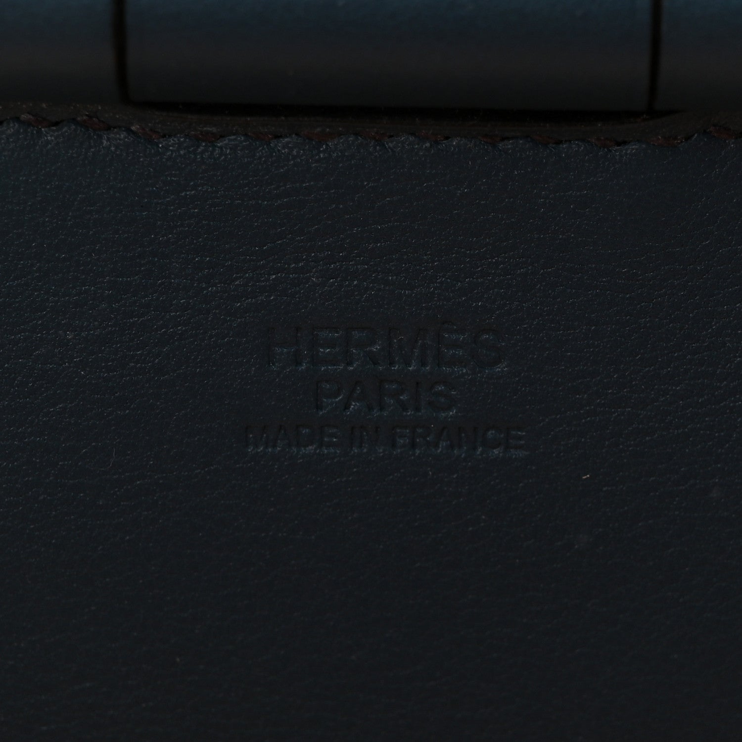 Hermes Swift Wicker Picnic Fishing Bag Bleu de Prusse 6 of 9