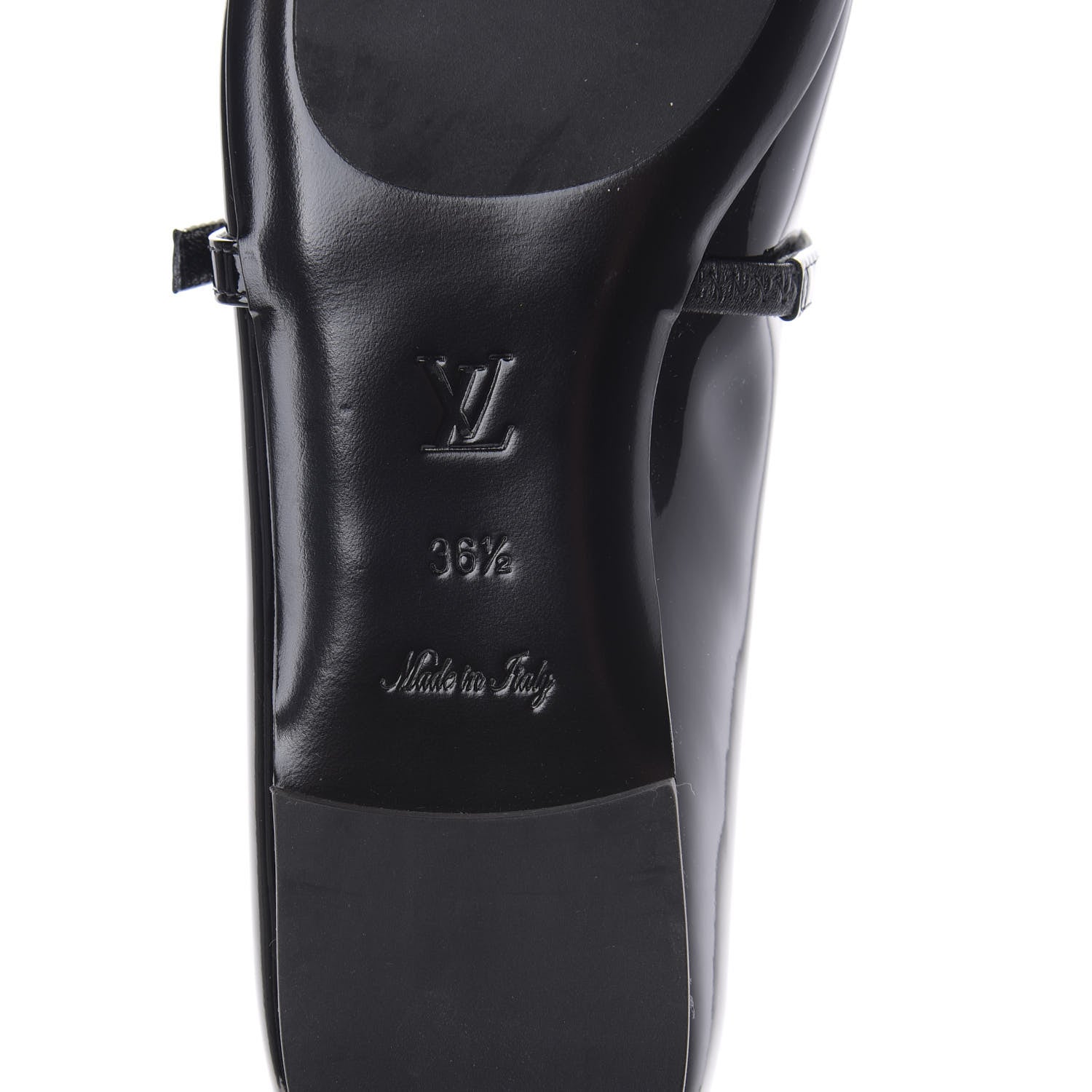 Louis Vuitton Patent Uniformes Ballet Flats 36.5 Black 9 of 10