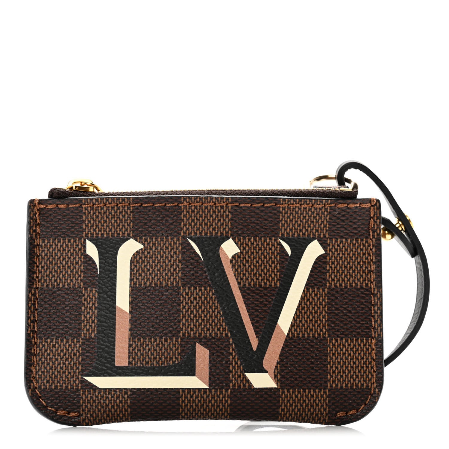 Louis Vuitton Damier Ebene Belmont Pochette Venus Pink 1 of 9