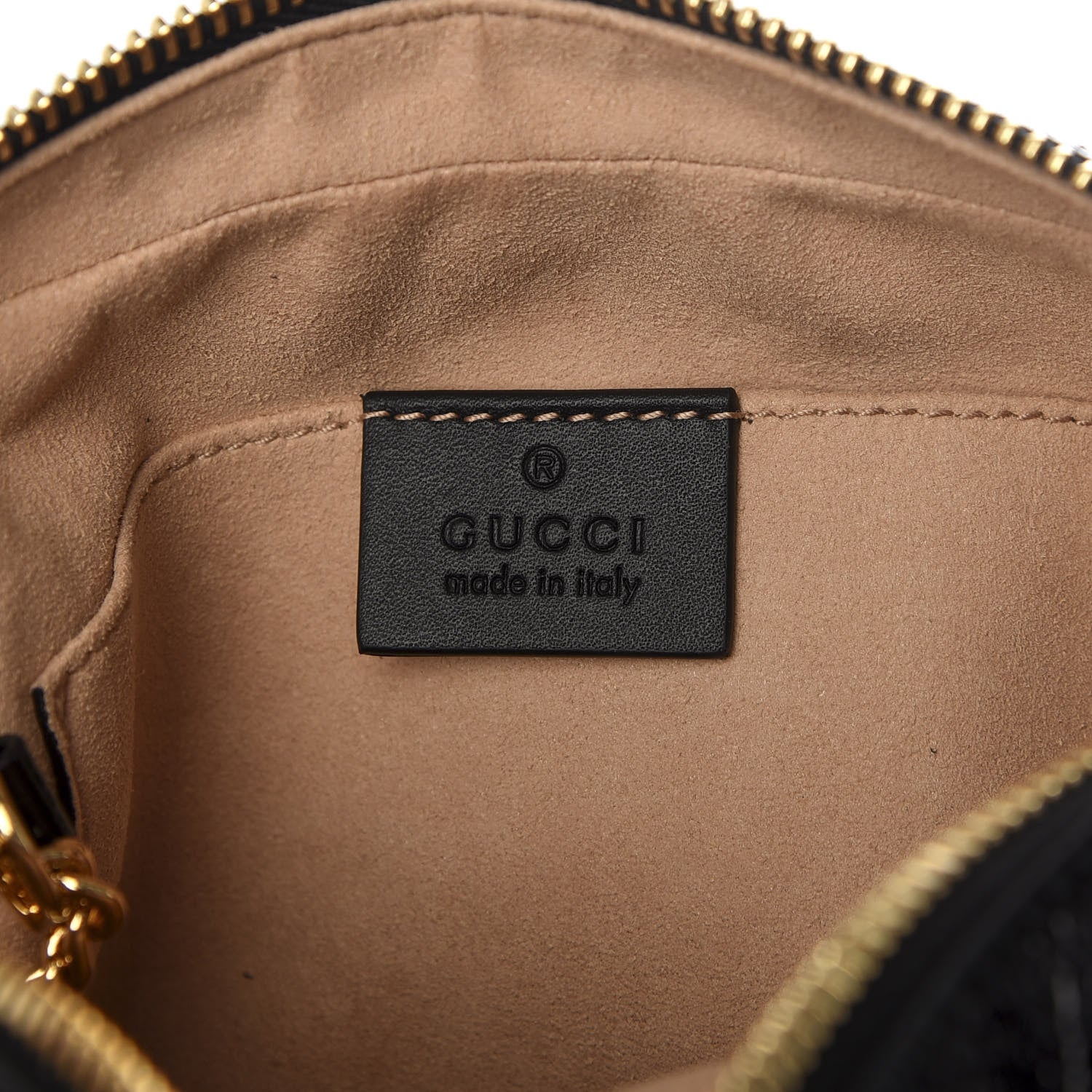 Gucci Suede Patent Web Mini Ophidia Shoulder Bag Red 5 of 10