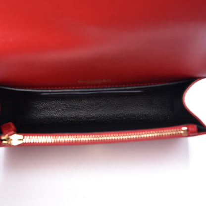 Saint Laurent Smooth Calfskin Monogram Kate Belt Bag Red 5 of 8