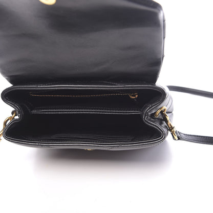Saint Laurent Calfskin Y Quilted Monogram Toy Loulou Crossbody Bag Black 5 of 10