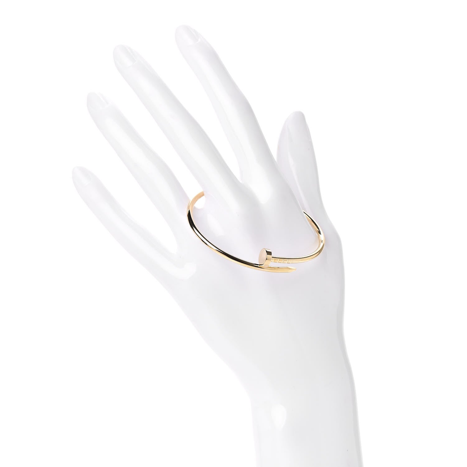 Cartier 18K Yellow Gold Small Juste Un Clou Bracelet 16 2 of 5