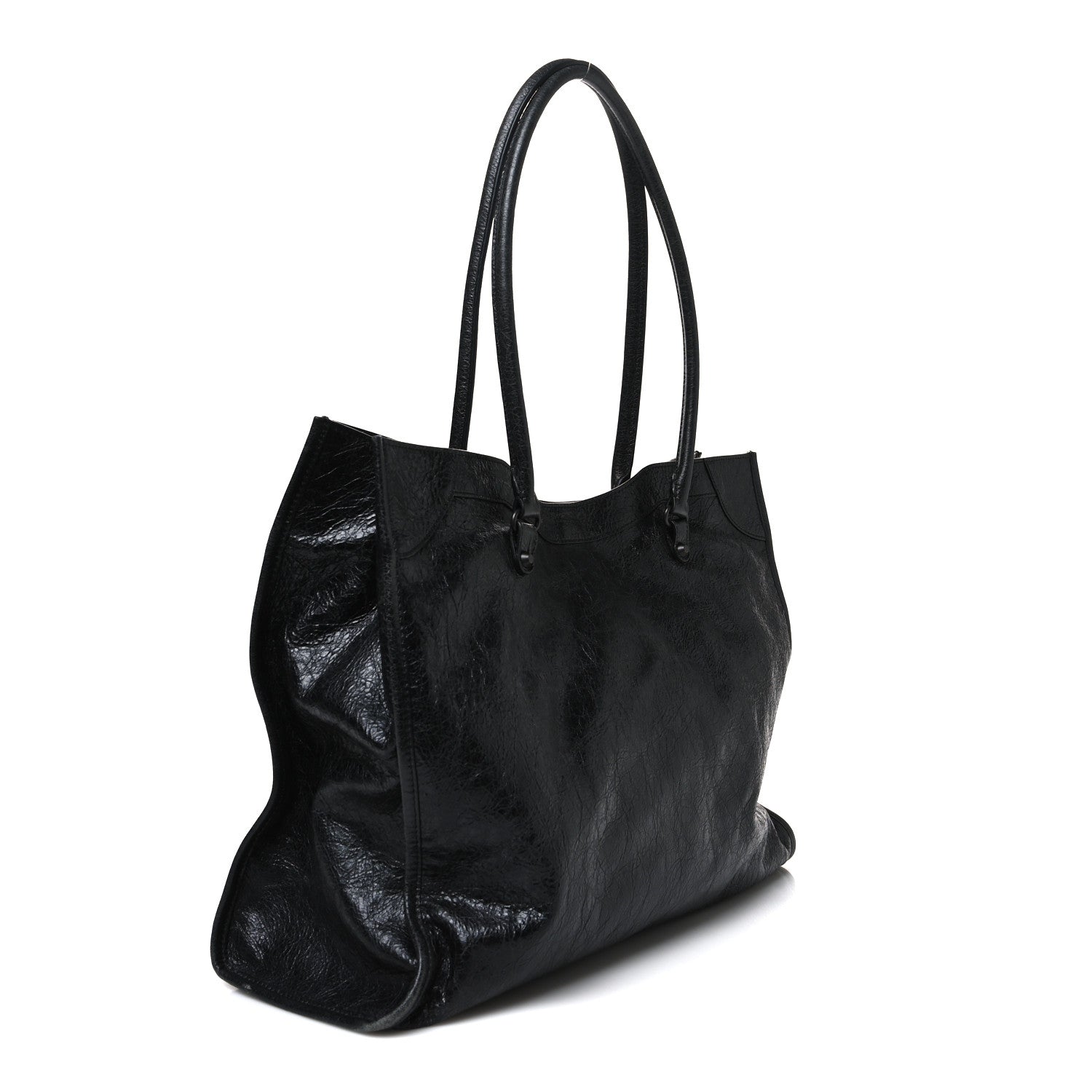 Balenciaga Agneau Arena Classic Hardware Medium Le City Tote Black 3 of 11
