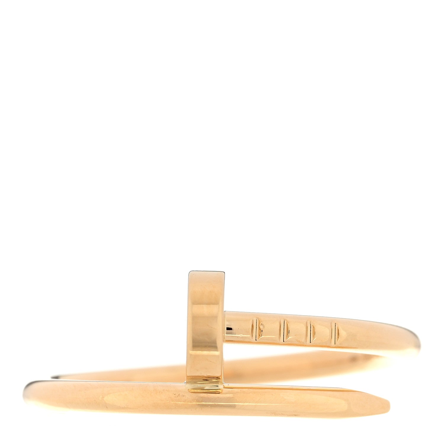 Cartier 18K Yellow Gold Small Juste Un Clou Ring 55 7.25 1 of 5