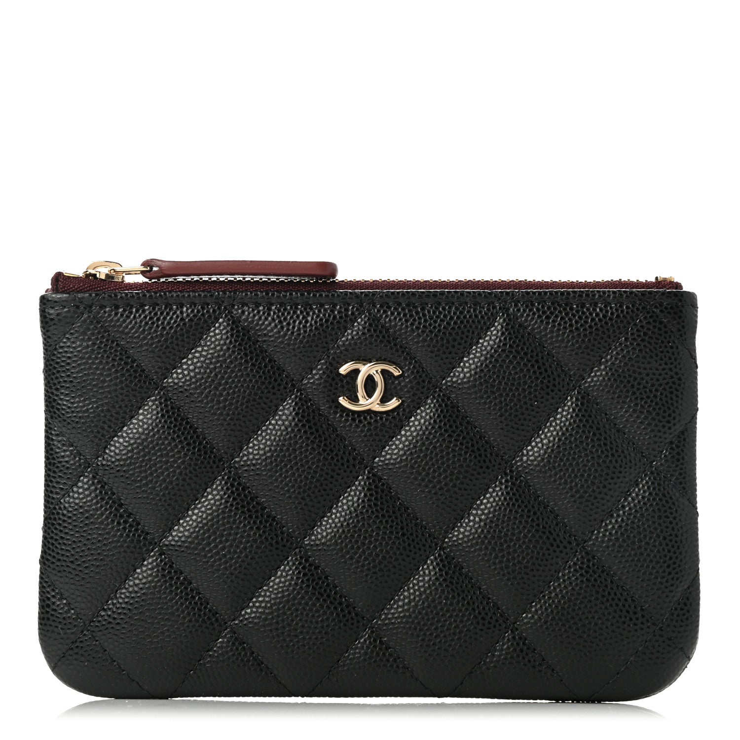 Chanel Caviar Quilted Small Cosmetic Case Black 1 of 8