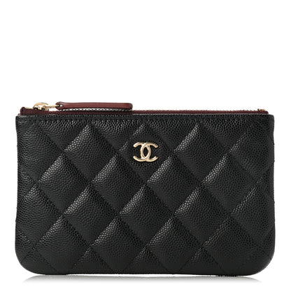 Chanel Caviar Quilted Small Cosmetic Case Black 1 of 8