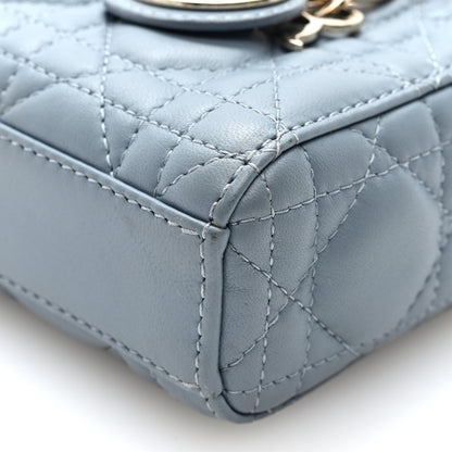 Christian Dior Lambskin Cannage Micro Lady D-Joy  Cloud Blue 9 of 9