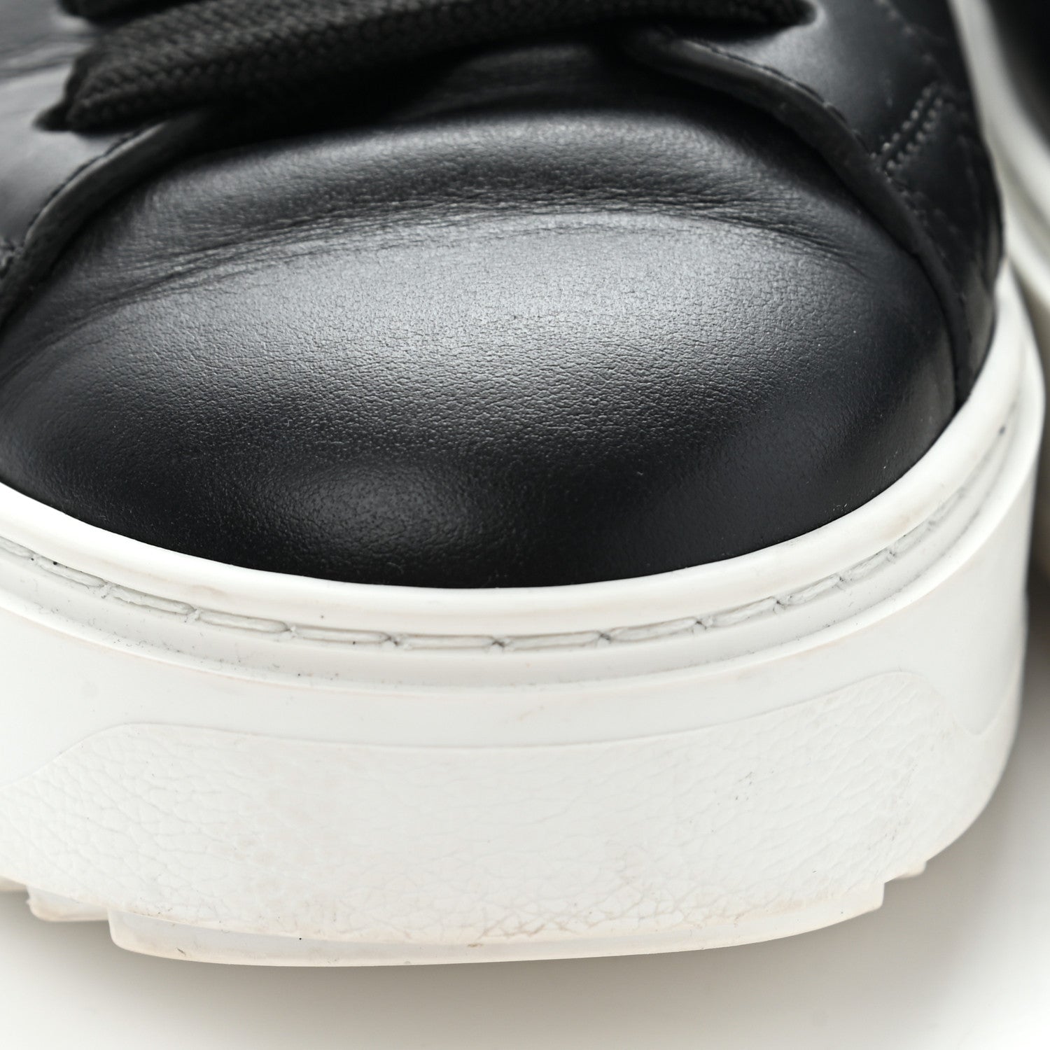Louis Vuitton Calfskin Time Out Sneakers 38 Black 12 of 15