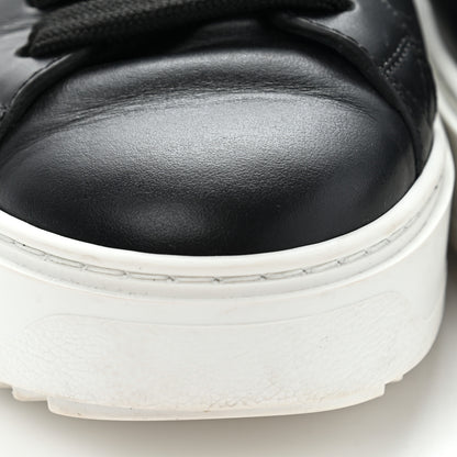 Louis Vuitton Calfskin Time Out Sneakers 38 Black 12 of 15
