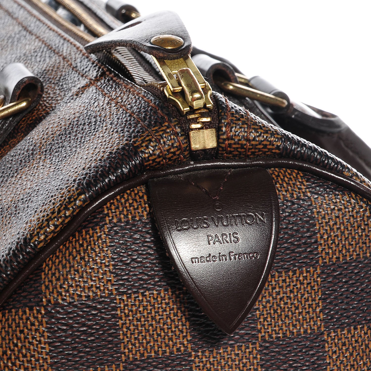 Louis Vuitton Damier Ebene Speedy 30 6 of 9