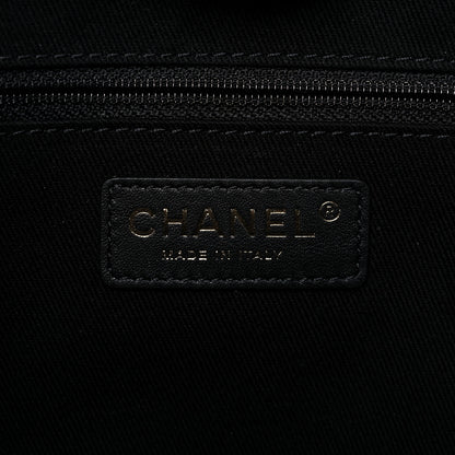 Chanel Lurex Boucle Small Deauville Tote Black 8 of 11