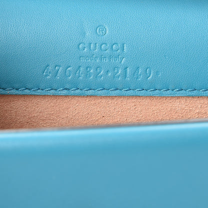 Gucci Velvet Super Mini Dionysus Shoulder Bag Pavone Cyan 7 of 9