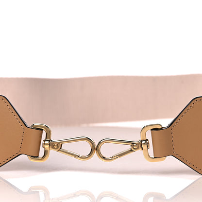 Fendi Ribbon Vitello King FF 1974 Adjustable Strap You Poudre Cuoio Miele Scuro 5 of 7