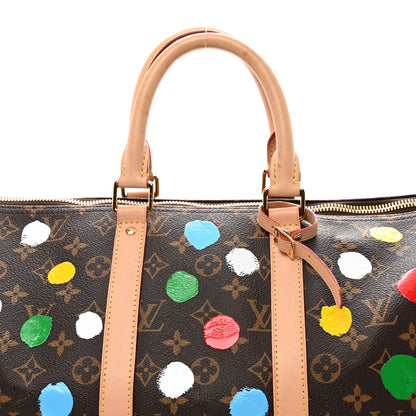 Louis Vuitton LV X YK Monogram Dots Keepall Bandouliere 45 7 of 15