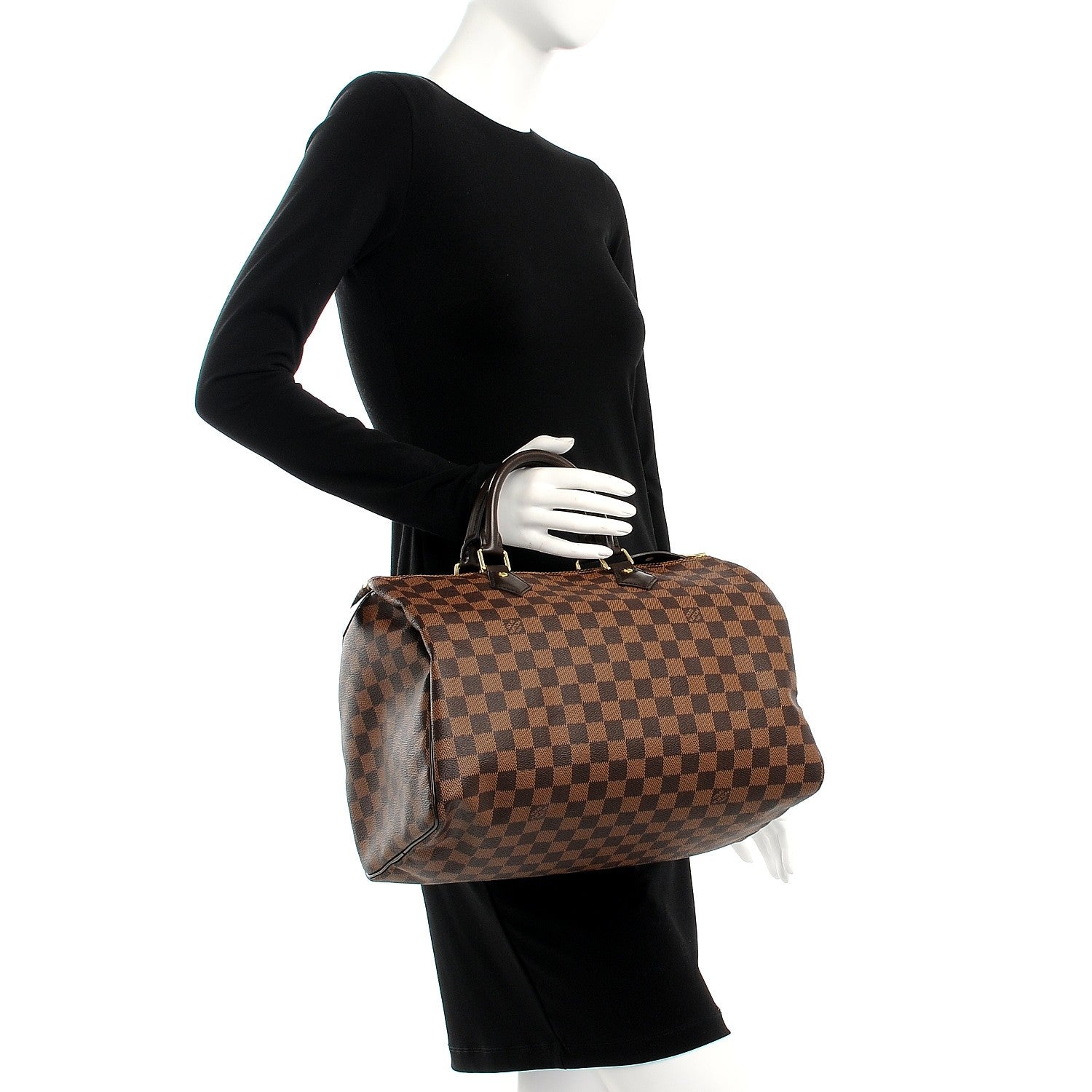 Louis Vuitton Damier Ebene Speedy 35 2 of 9