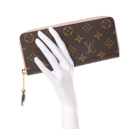 Louis Vuitton Monogram Blooming Flowers Clemence Wallet Rose Ballerine 2 of 10