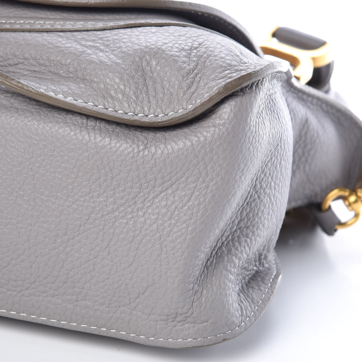 Calfskin Medium Marcie Satchel Cashmere Grey