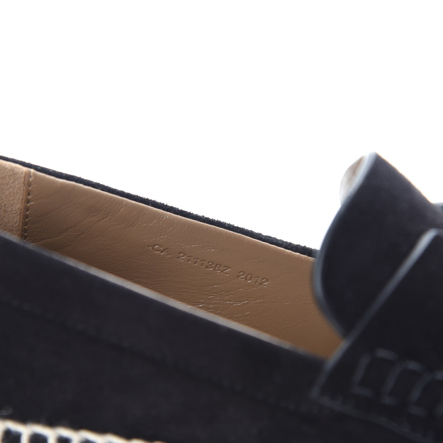 Hermes Suede Calfskin Womens Trip Espadrilles 36 Black 8 of 9