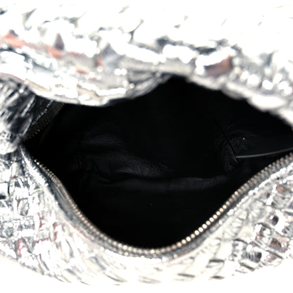 Bottega Veneta Metallic Nappa Intrecciato Mini Jodie Silver 5 of 11