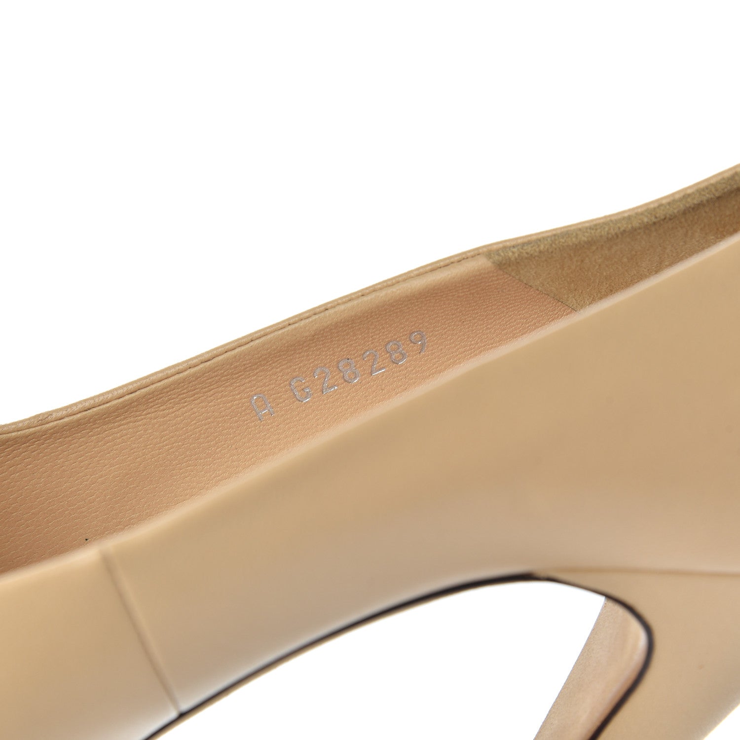 Chanel Lambskin Cap Toe Pumps 37 Beige Black 8 of 20