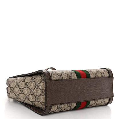 Gucci GG Supreme Monogram Small Ophidia Tote Bag Brown 4 of 10