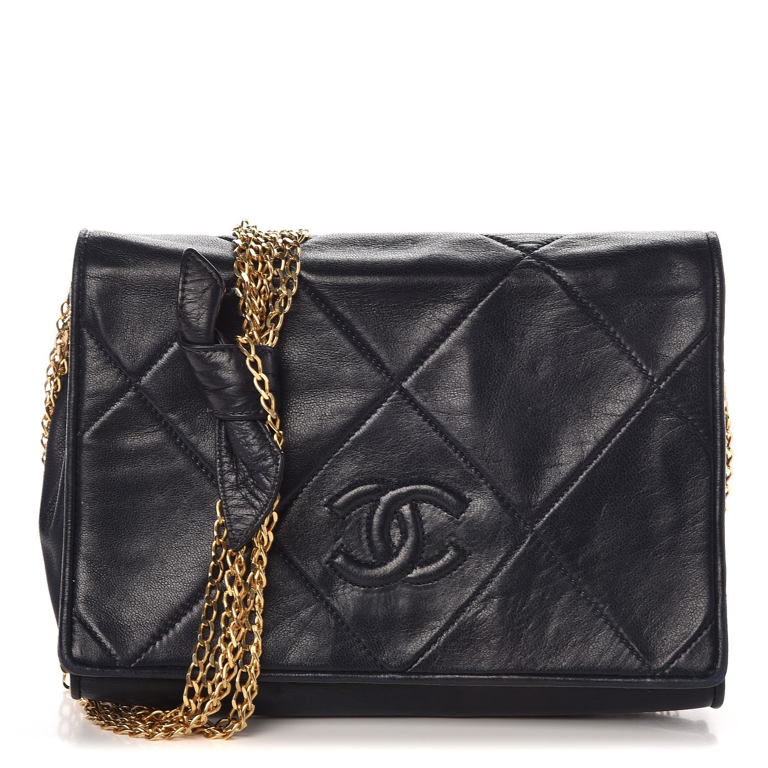 Chanel Lambskin Quilted Flap Black 1 of 11