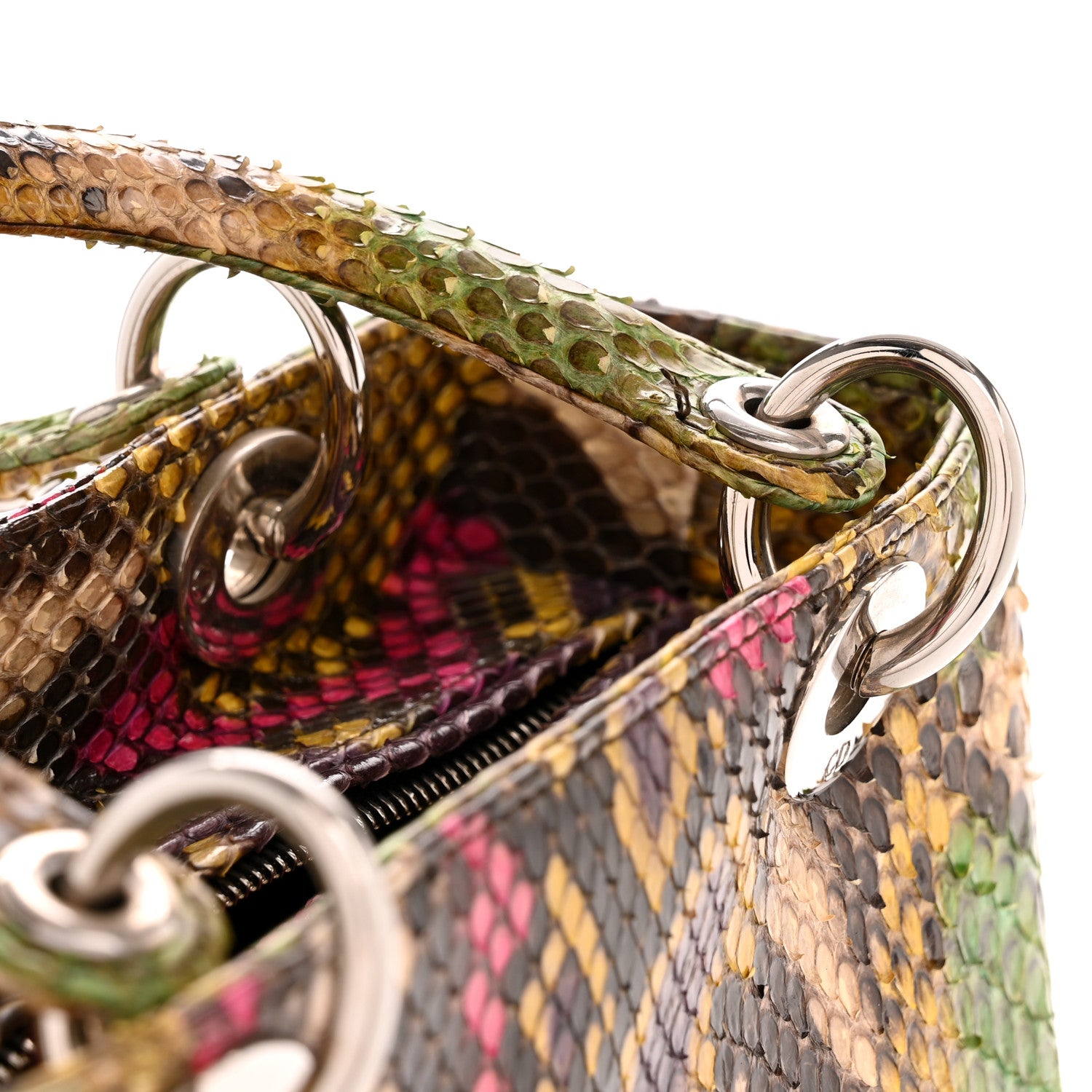 Christian Dior Snakeskin Medium Lady Dior Multicolor 11 of 13