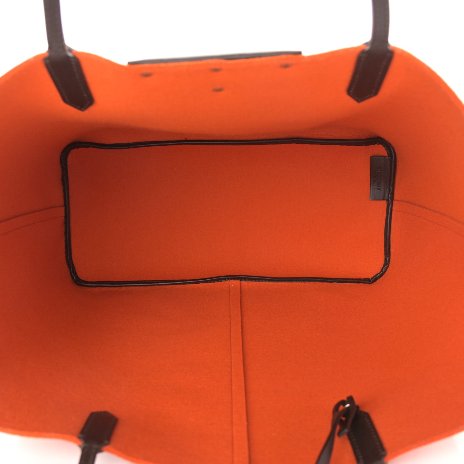 Givenchy Wool Large Antigona Tote Orange 6 of 11