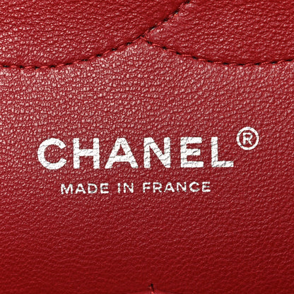 Chanel Caviar Quilted Jumbo Double Flap Dark Red 6 of 12