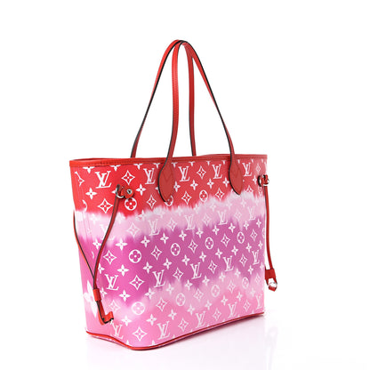 Louis Vuitton Monogram Escale Neverfull MM Rouge 2 of 10