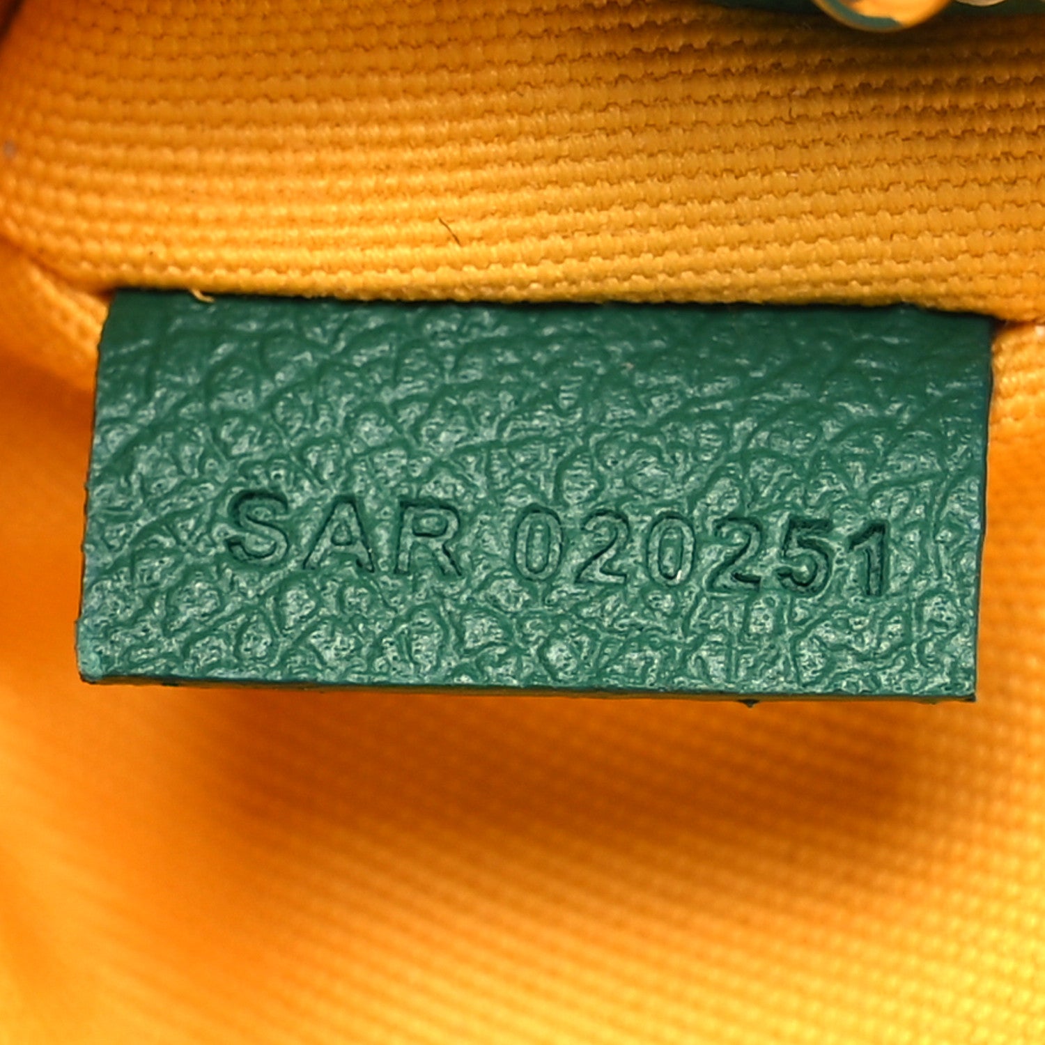 Goyard Goyardine Nano Senat Key Pouch Green 8 of 8