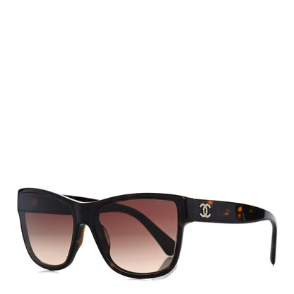 Chanel Acetate Butterfly Sunglasses 5386 Dark Tortoise 1 of 8