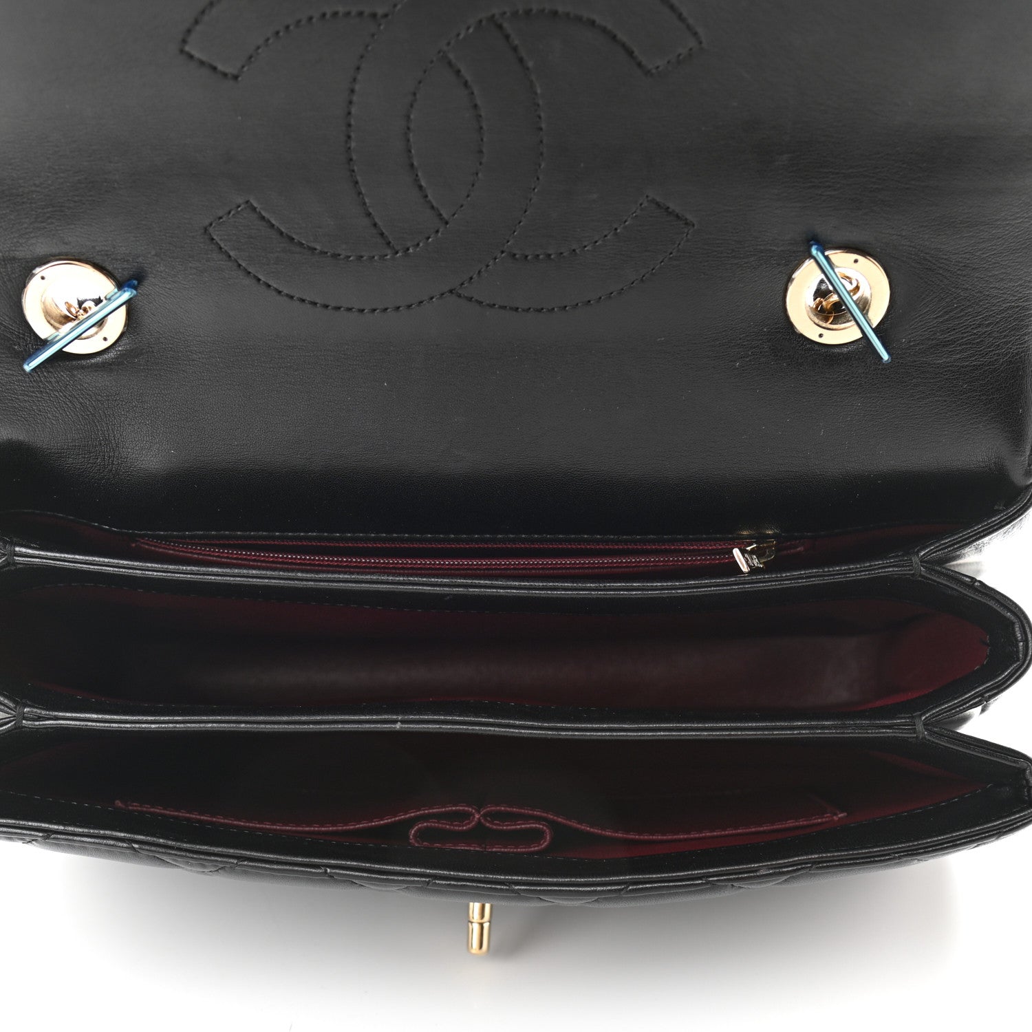 Chanel Lambskin Quilted Medium Trendy CC Flap Dual Handle Bag Black 5 of 11