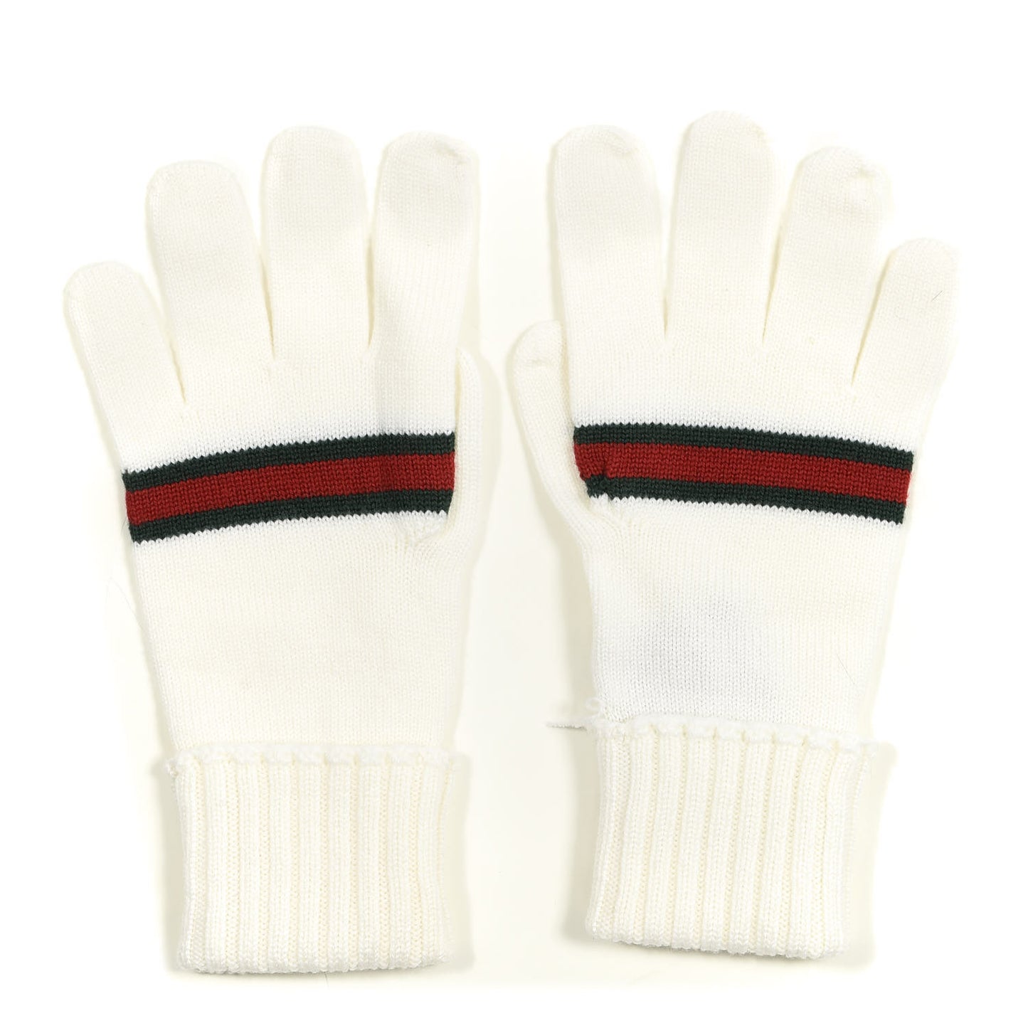 Wool Web Gloves M White