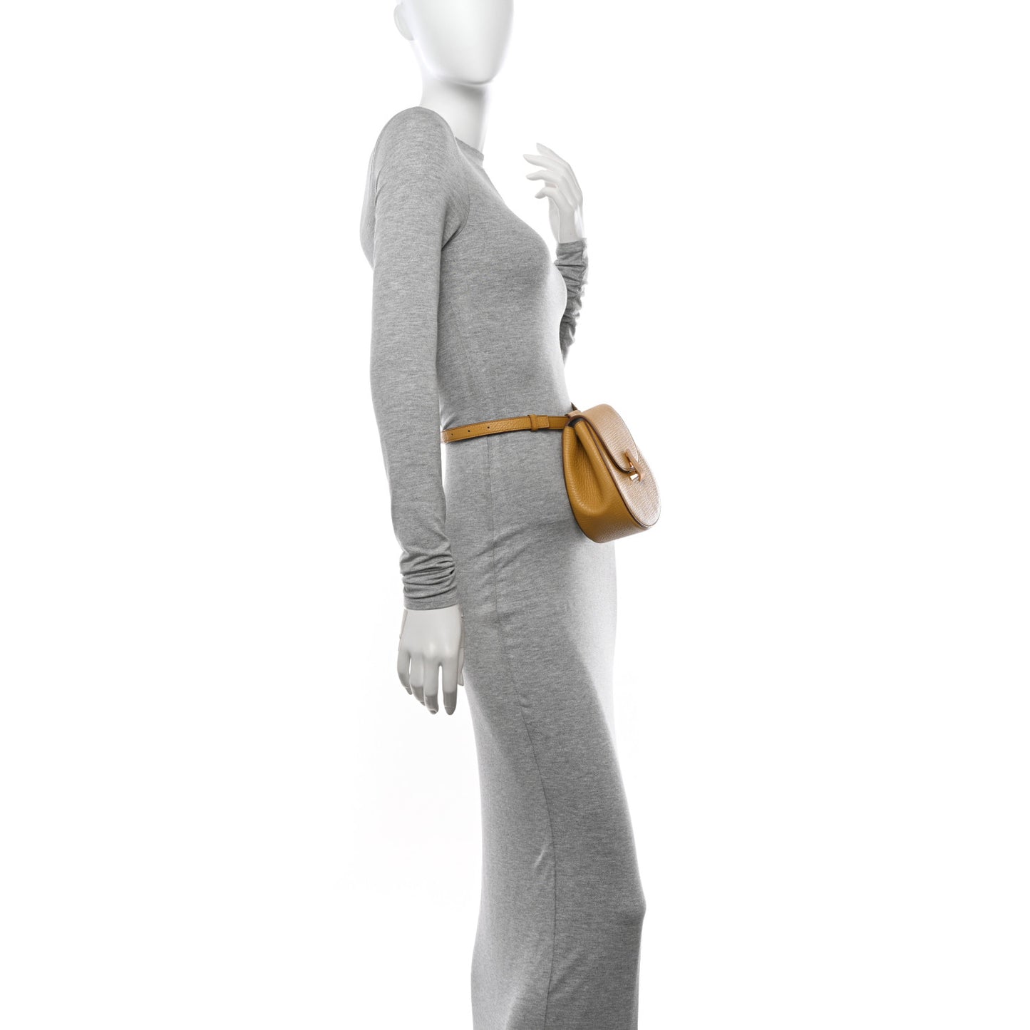 Palmellato Calfskin Rounded Belt Bag Butterscotch