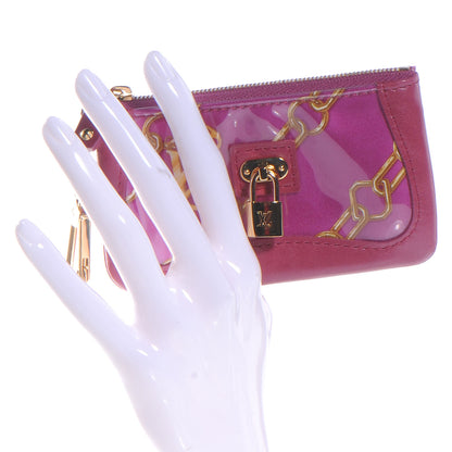 Louis Vuitton Monogram Charms Key Pouch Fuchsia 2 of 7