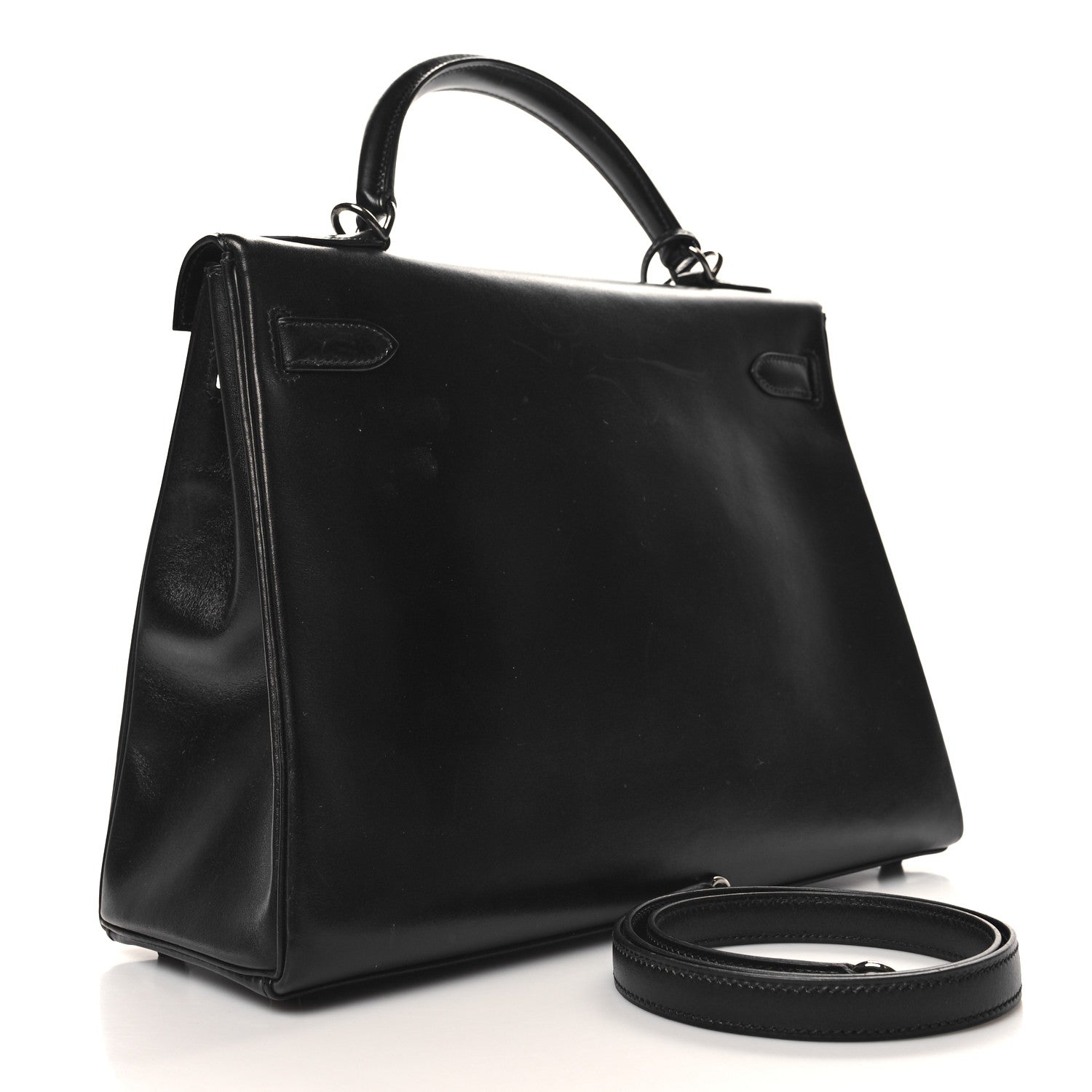 Hermes Box Kelly Retourne 32 Black 3 of 14