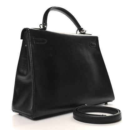 Hermes Box Kelly Retourne 32 Black 3 of 14