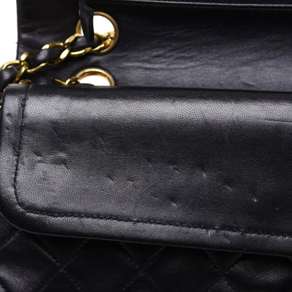Chanel Lambskin Quilted Small Double Flap Black 15 of 24