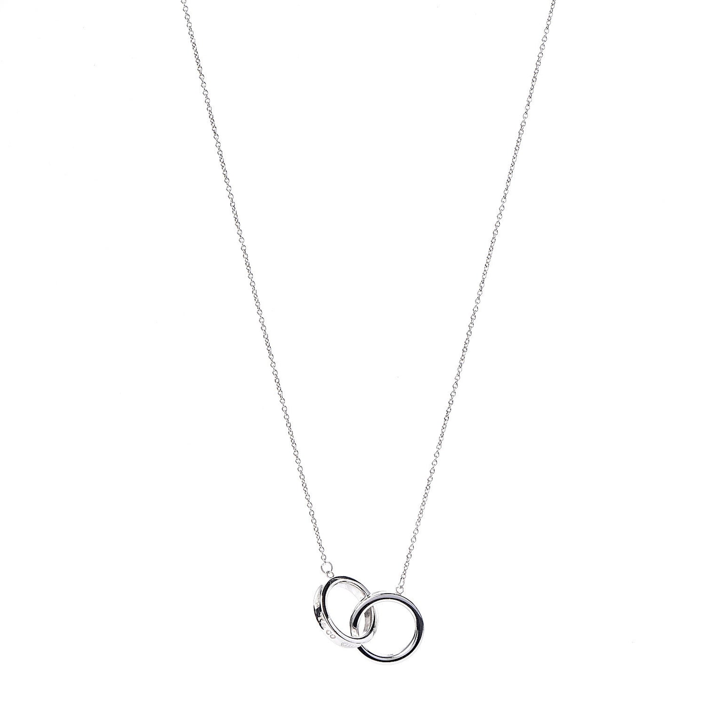 Sterling Silver 1837 Interlocking Circles Pendant Necklace