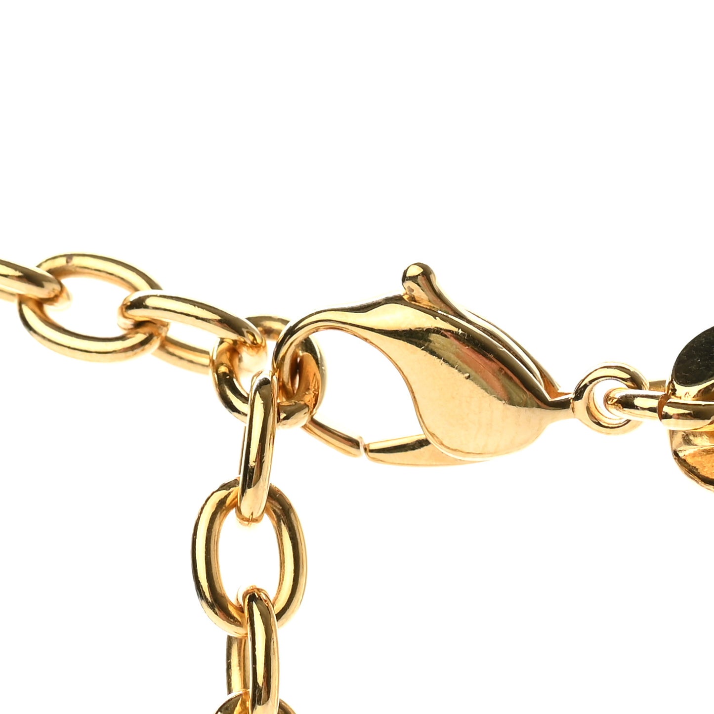 Metal CD Choker Necklace Gold