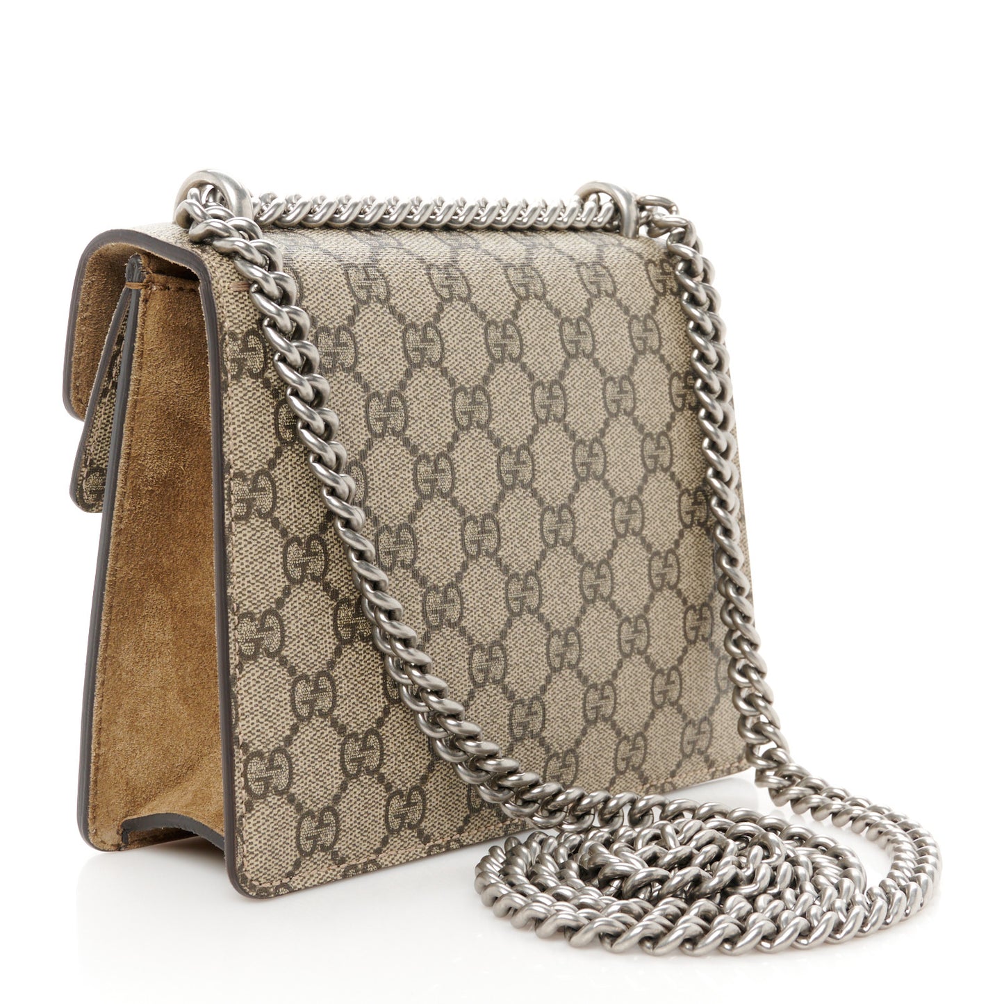 GG Supreme Monogram Mini Dionysus Shoulder Bag Taupe