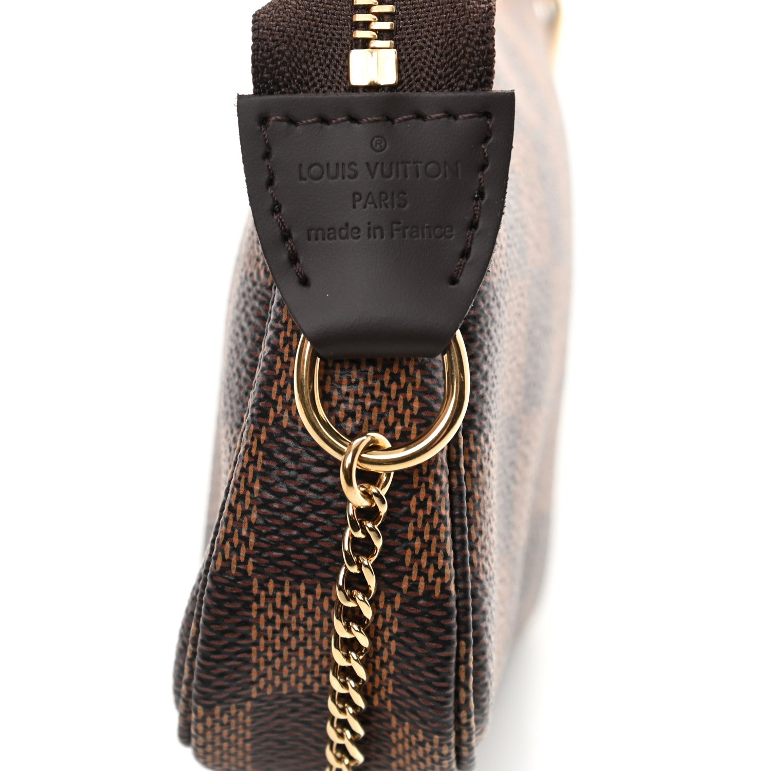 Louis Vuitton Damier Ebene Mini Pochette Accessories 6 of 8