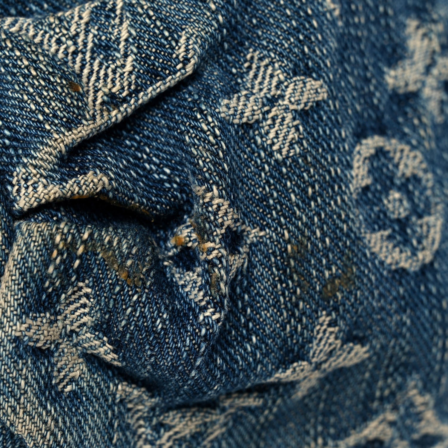 Louis Vuitton Monogram Denim Mini Pleaty Blue 10 of 10